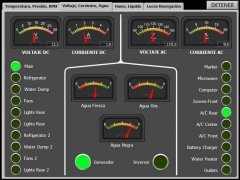 Boat Control System - Voltage, Current and Water Levels