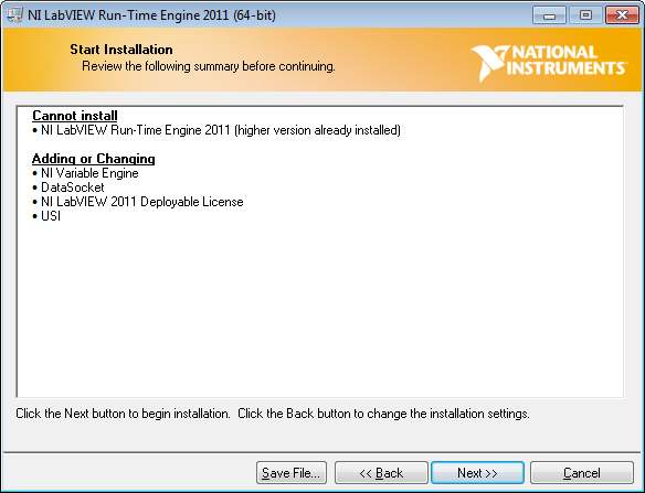 labview runtime engine