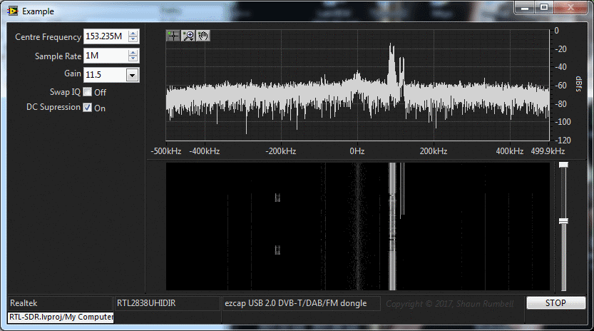 RTL-SDR Example