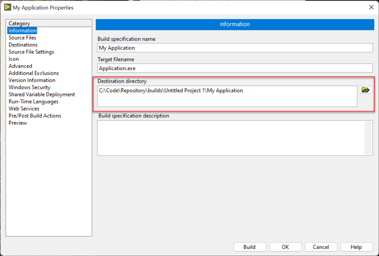 Pass Arguments to a LabVIEW-built Executable - NI Community